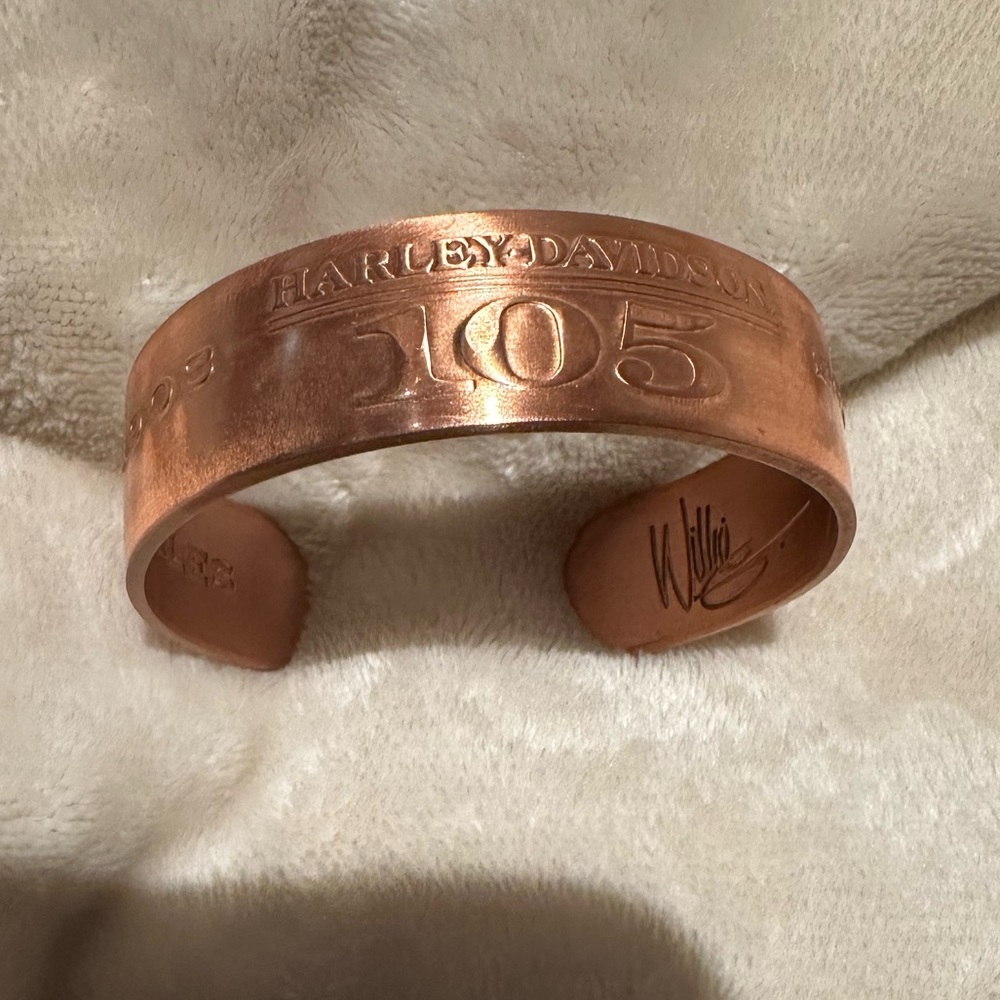 Harley-Davidson Copper Bracelet - Mens or Womens